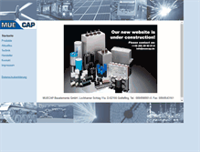 Tablet Screenshot of muecap.de